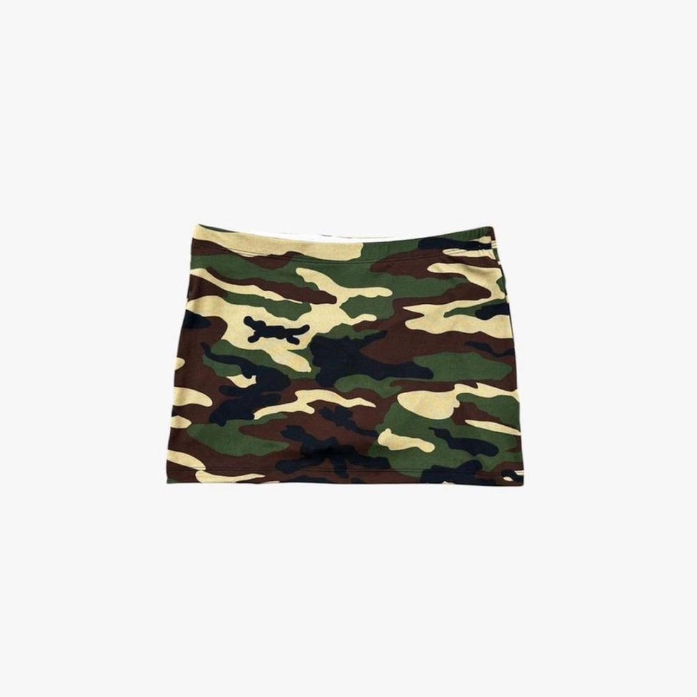 Los Angeles Apparel Camo Low waist Mini Skort (New but came without tags)